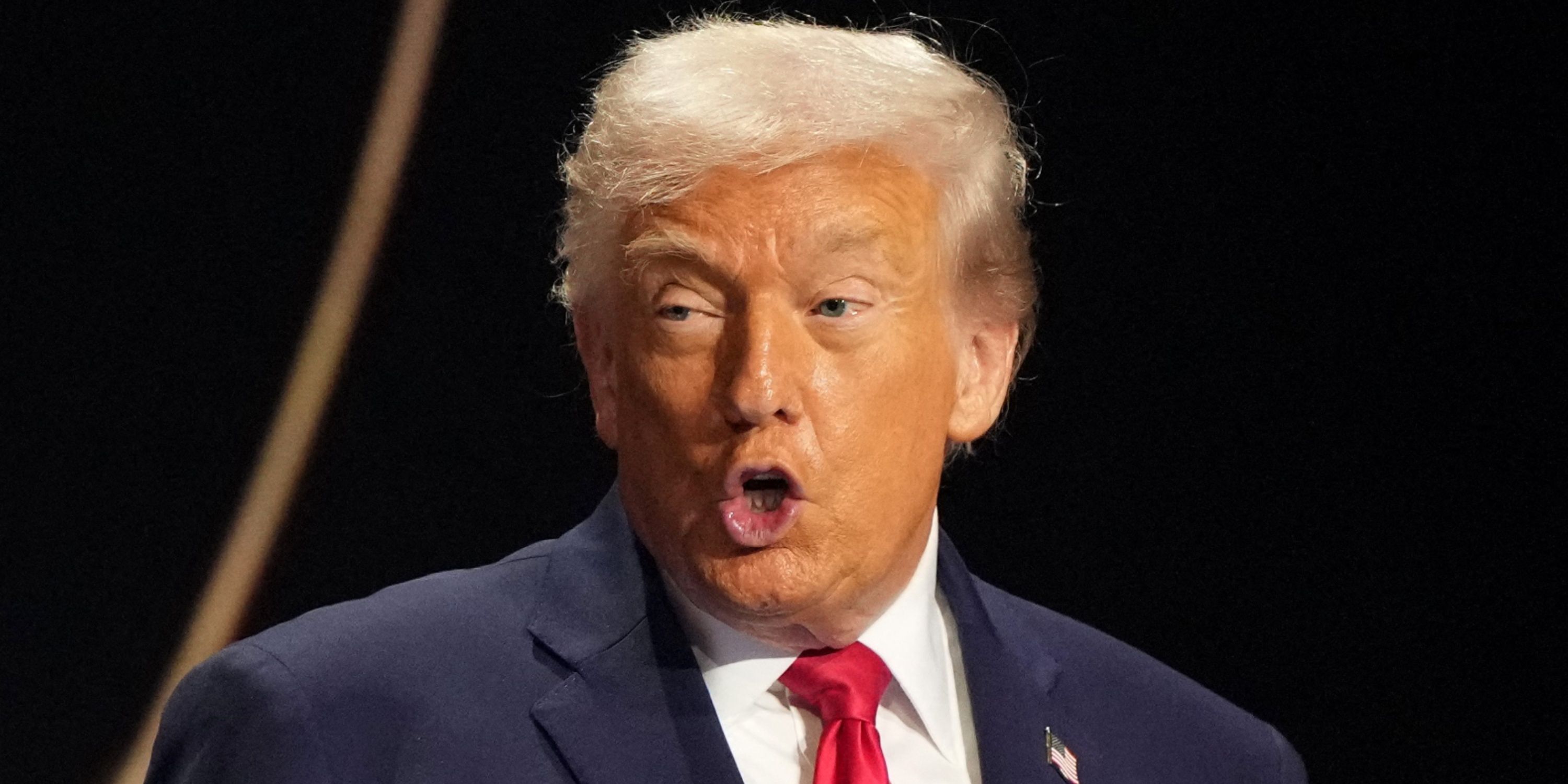 .S. President Donald Trump during the FIFA World Cup 2026 Draw
