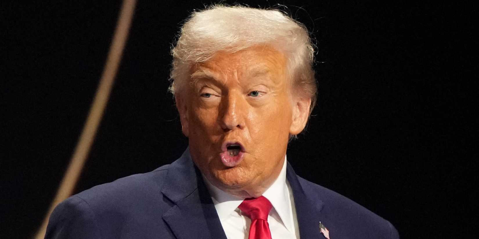 .S. President Donald Trump during the FIFA World Cup 2026 Draw