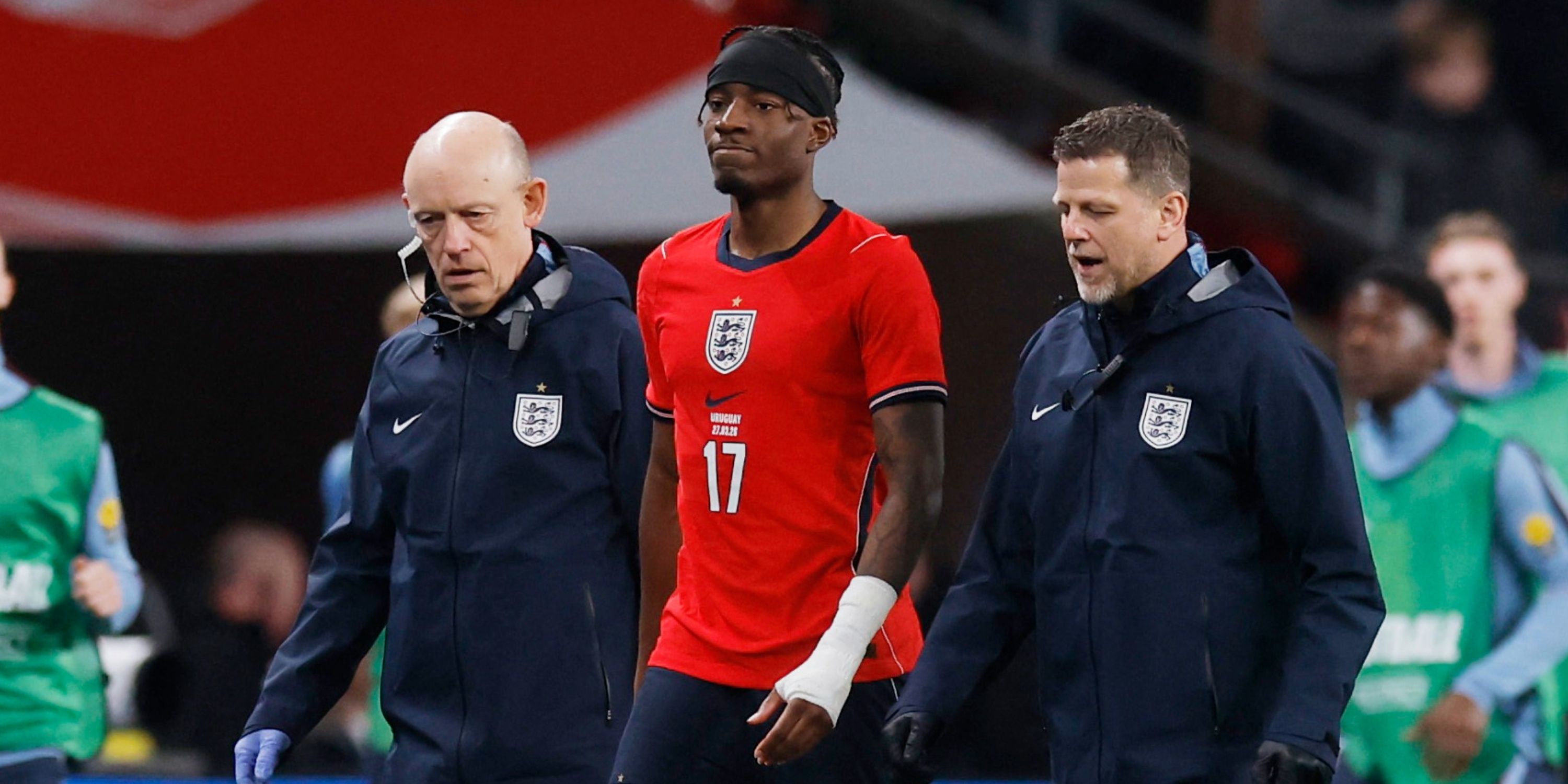 Injury Expert Predicts How Long Noni Madueke Will Be Out For After Uruguay Game