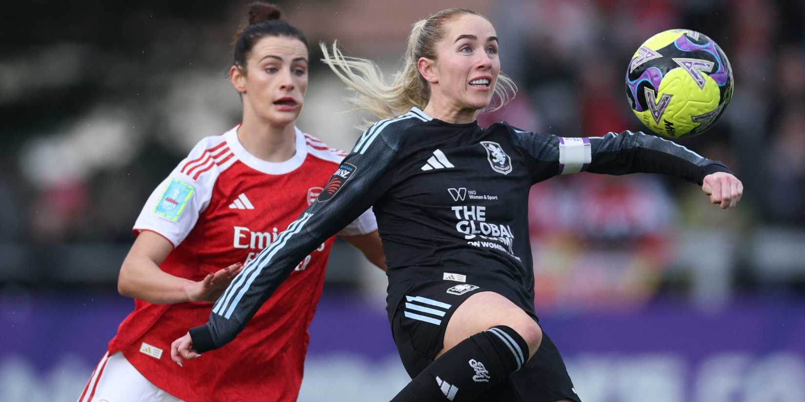 Missy Bo Kearns in action for Aston Villa