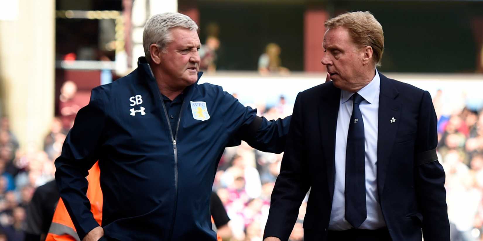Steve Bruce and Harry Redknapp