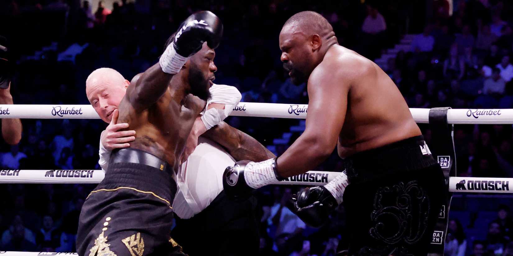 Deontay Wilder and Derek Chisora