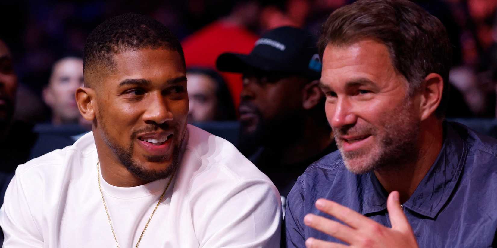 Anthony Joshua and Eddie Hearn
