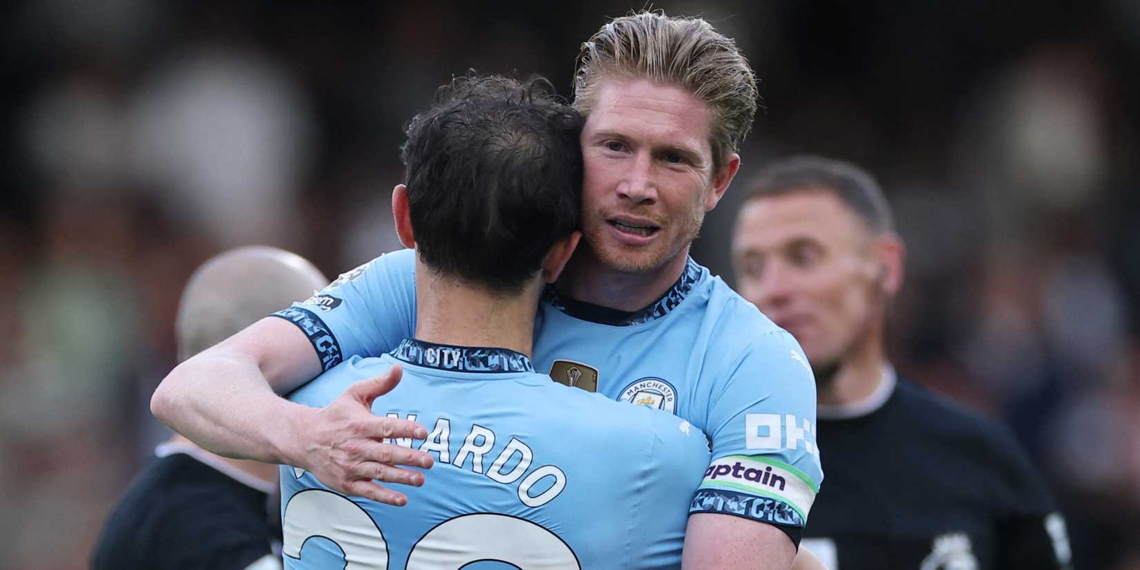 Bernardo Silva and Kevin De Bruyne