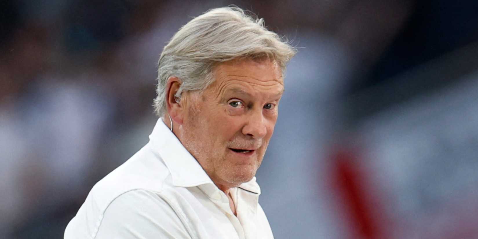 TV pundit and former player and manager Glenn Hoddle before at Spurs game
