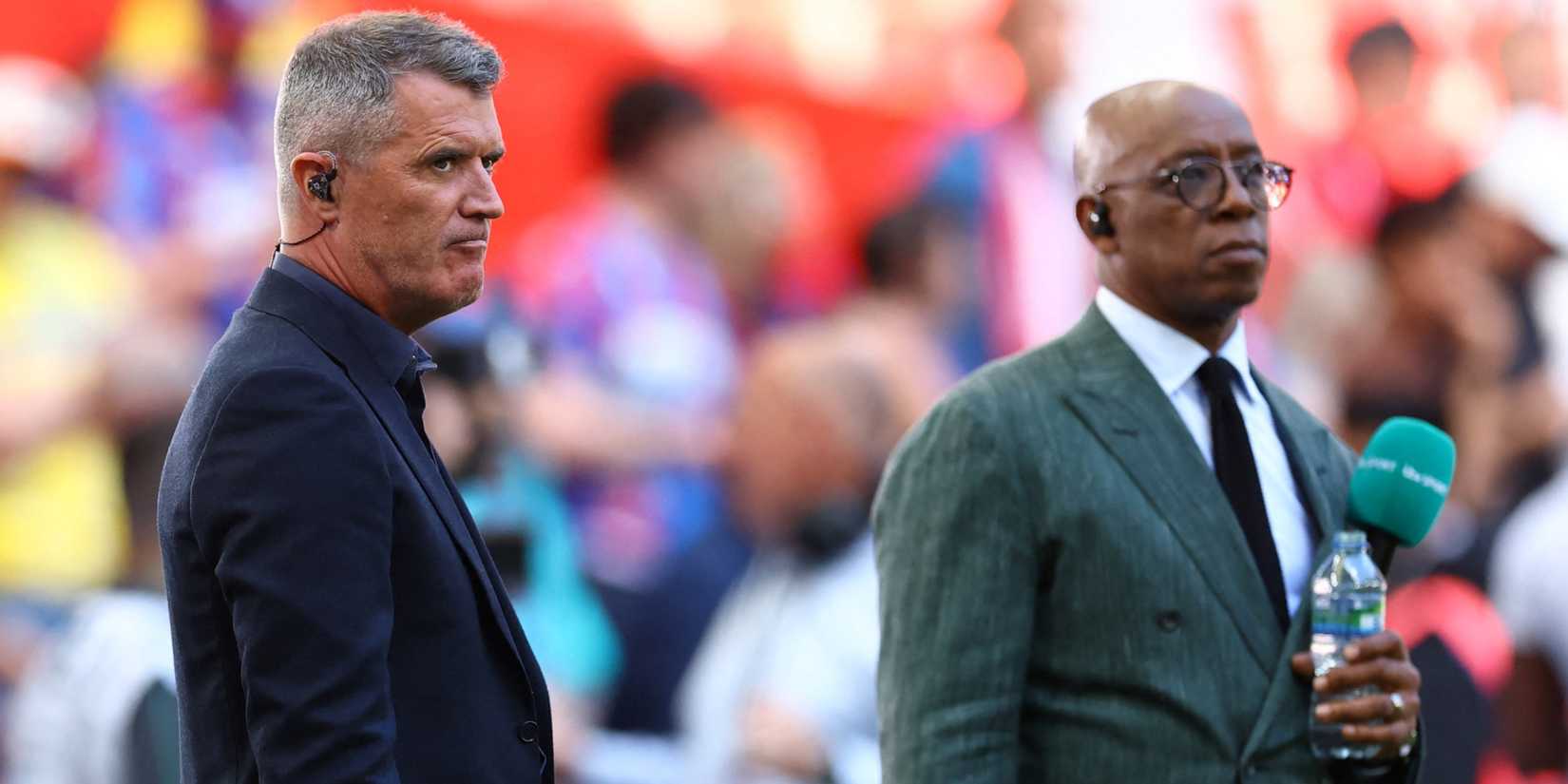 Roy Keane and Ian Wright