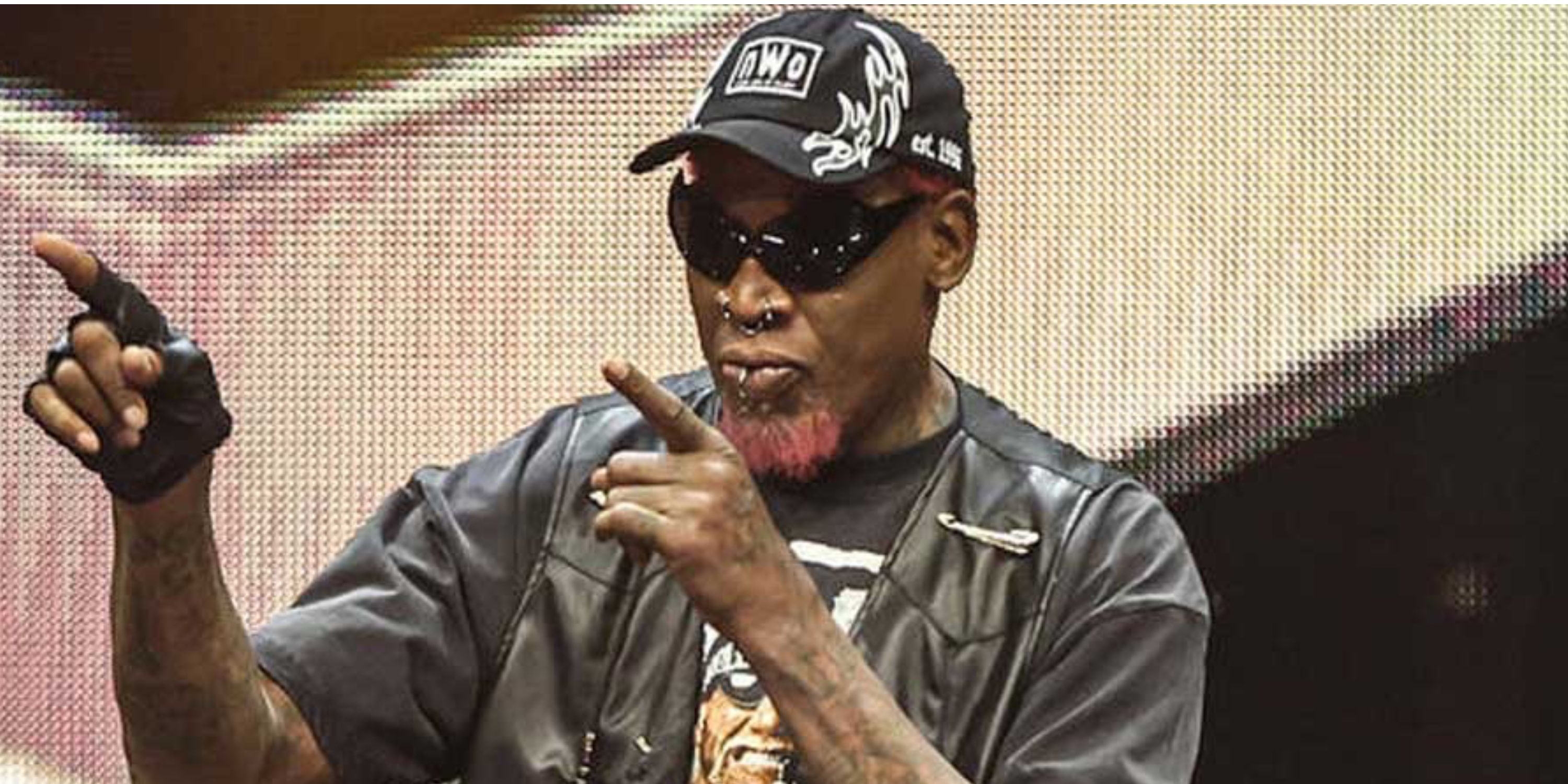 Dennis Rodman at WWE Hall Of Fame