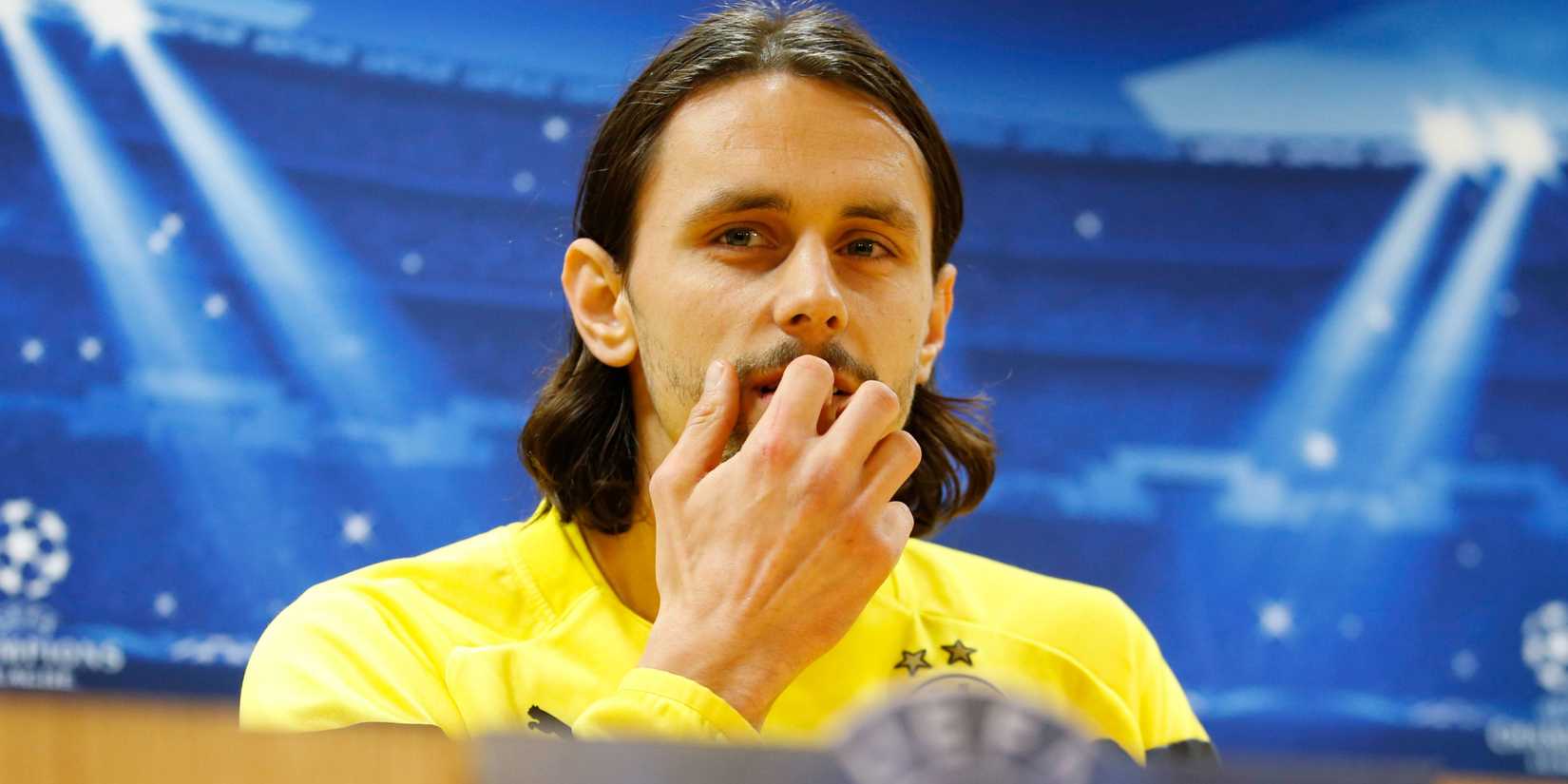 Borussia Dortmund's Neven Subotic during a press conference