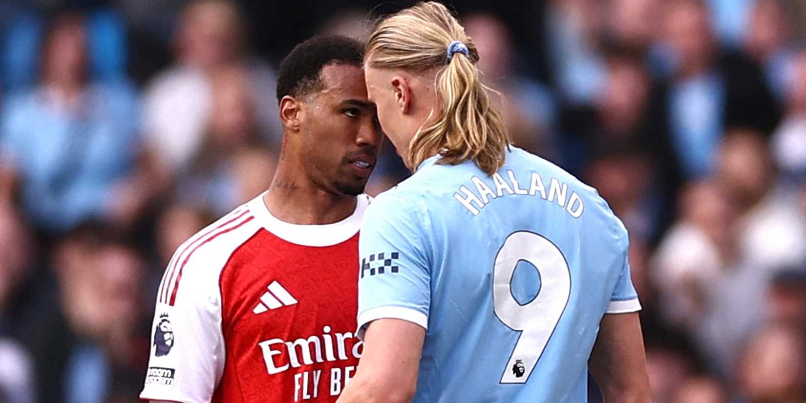 Gabriel and Erling Haaland