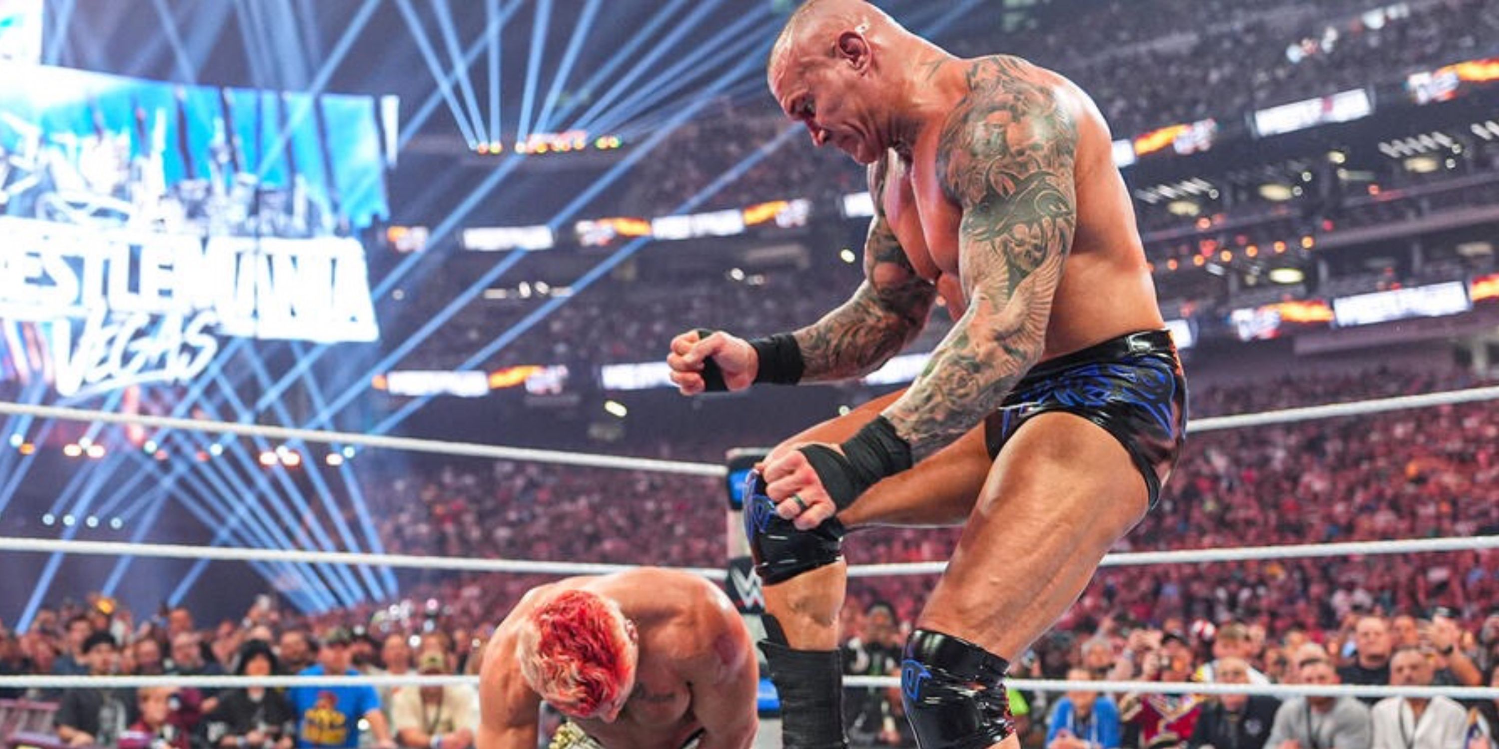 Randy Orton Punts Cody Rhodes