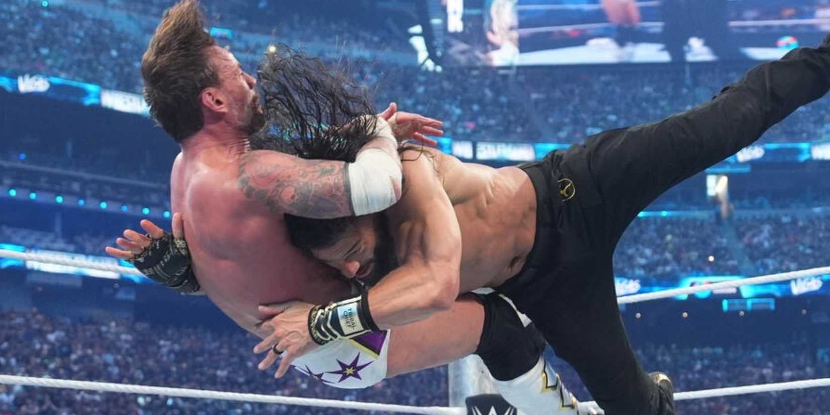 Roman Reigns Spears CM Punk