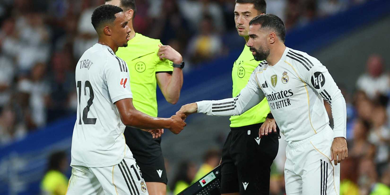 Trent Alexander-Arnold and Dani Carvajal