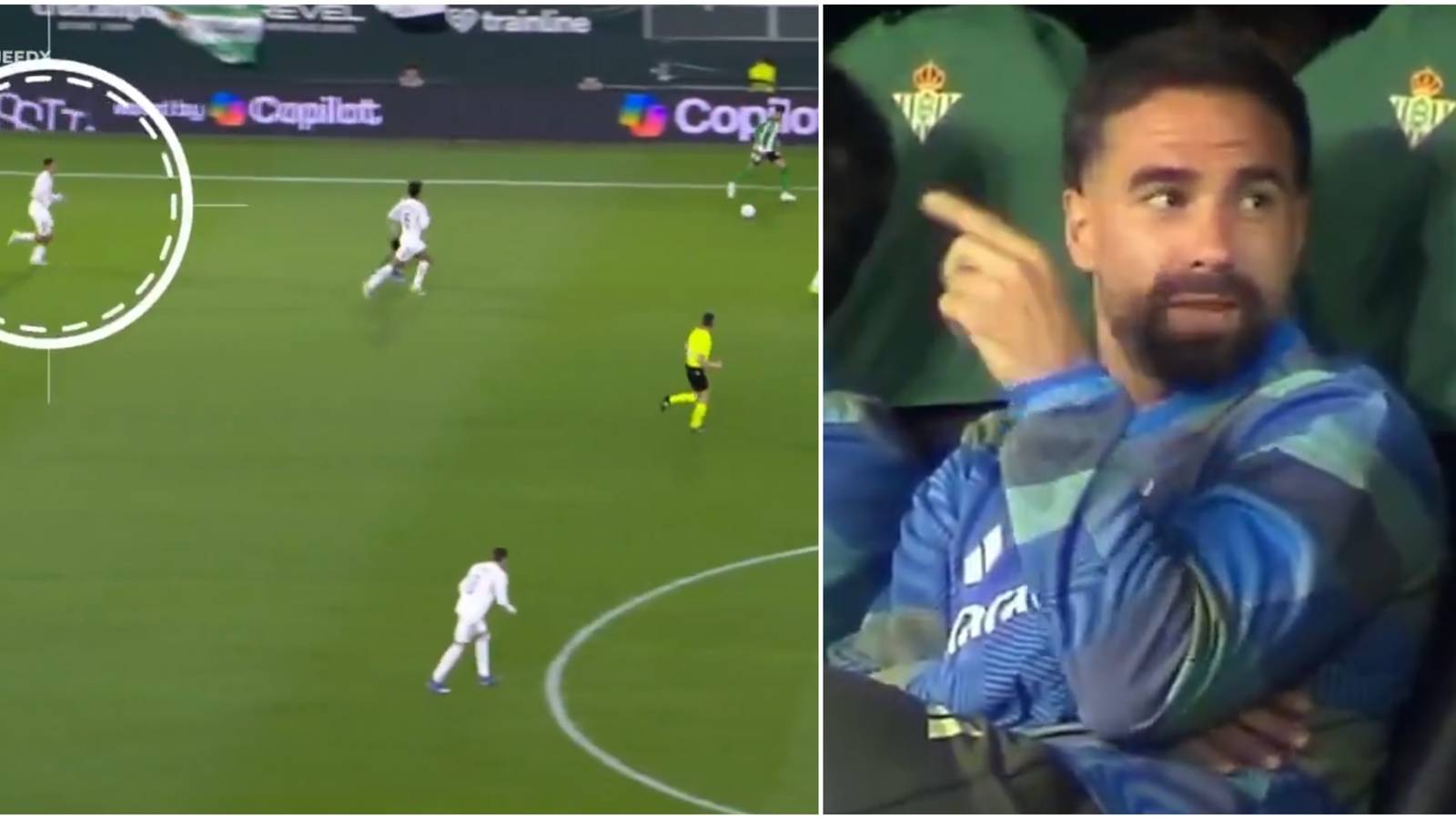 Trent Alexander-Arnold Mocked by Dani Carvajal During Betis v Real Madrid