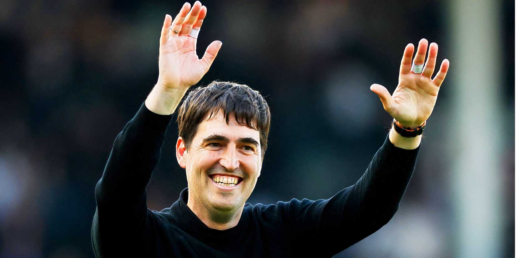 Andoni Iraola salutes the Bournemouth fans