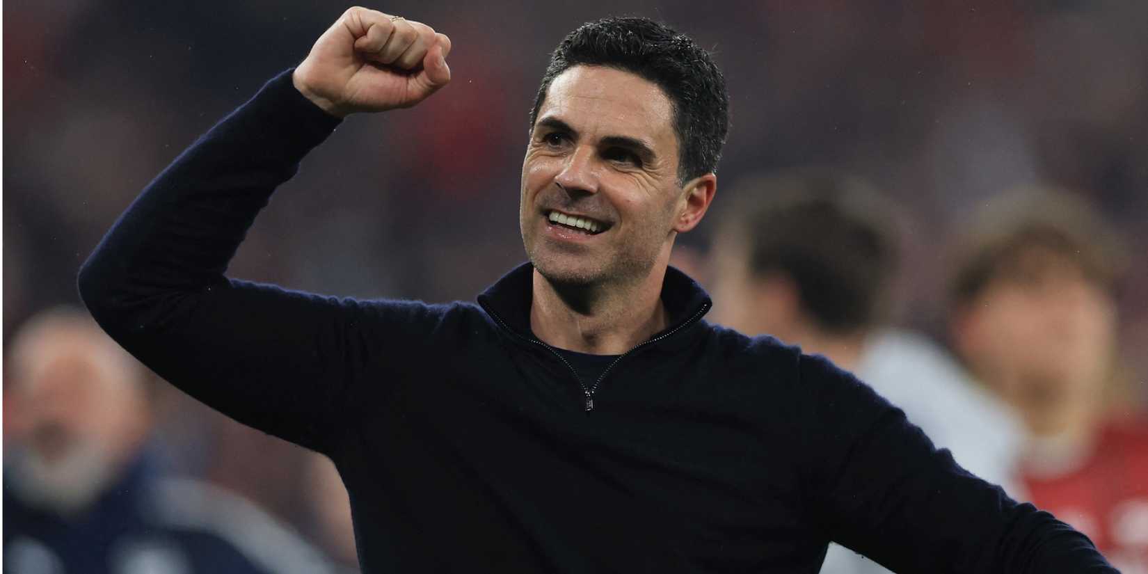 Arsenal manager Mikel Arteta celebrates Champions League semi-final win over Atletico Madrid