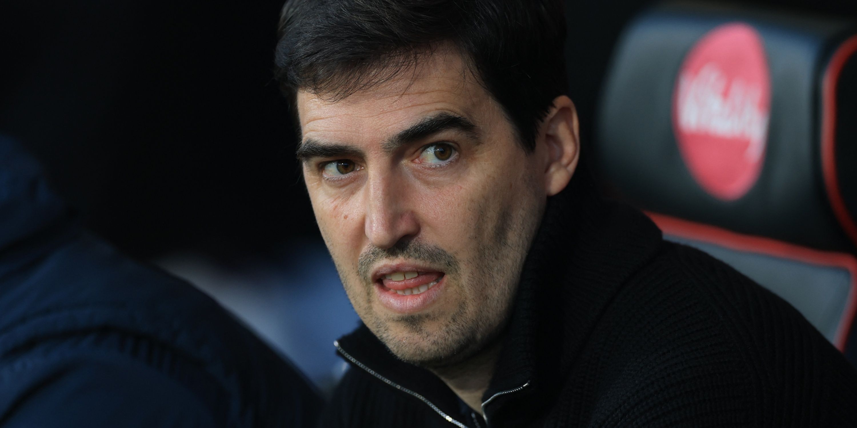 Bournemouth manager Andoni Iraola looks on during Premier League match
