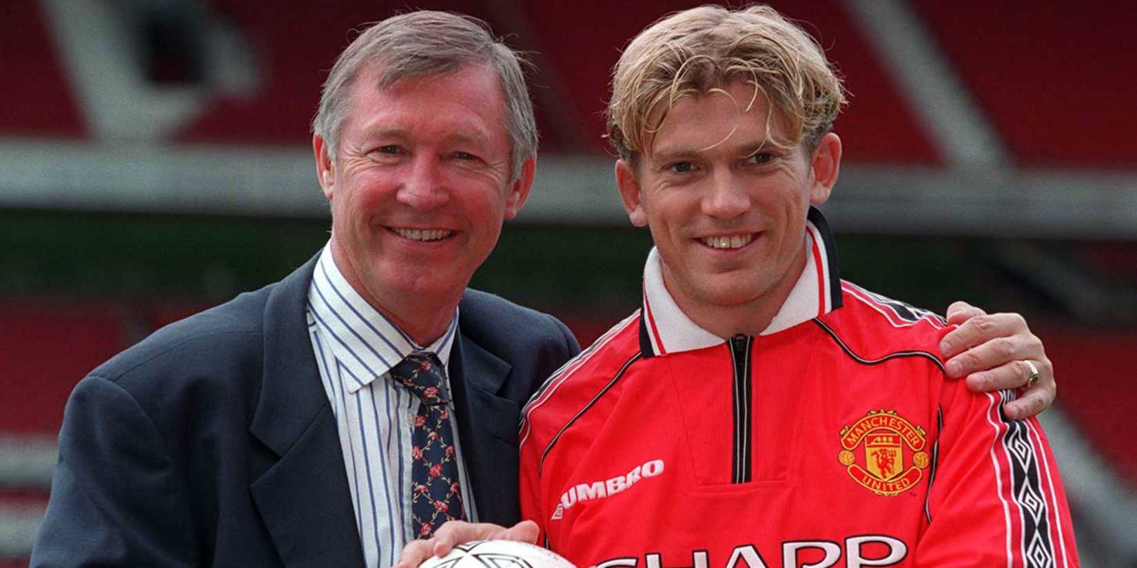 Jesper Blomqvist and Sir Alex Ferguson