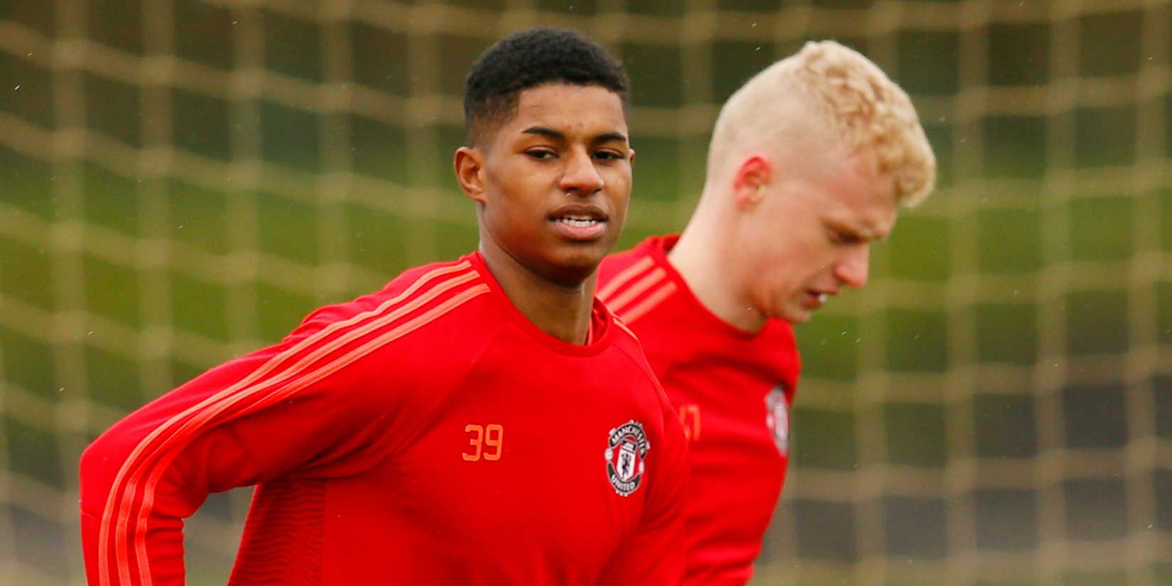 Marcus Rashford and James Weir