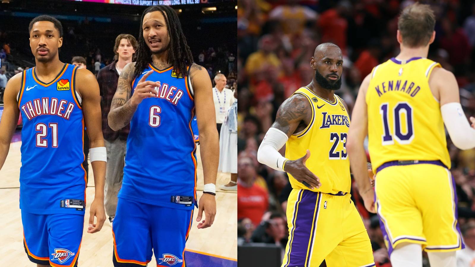 Oklahoma City Thunder vs Los Angeles Lakers: Supercomputer Predicts NBA Playoff Series