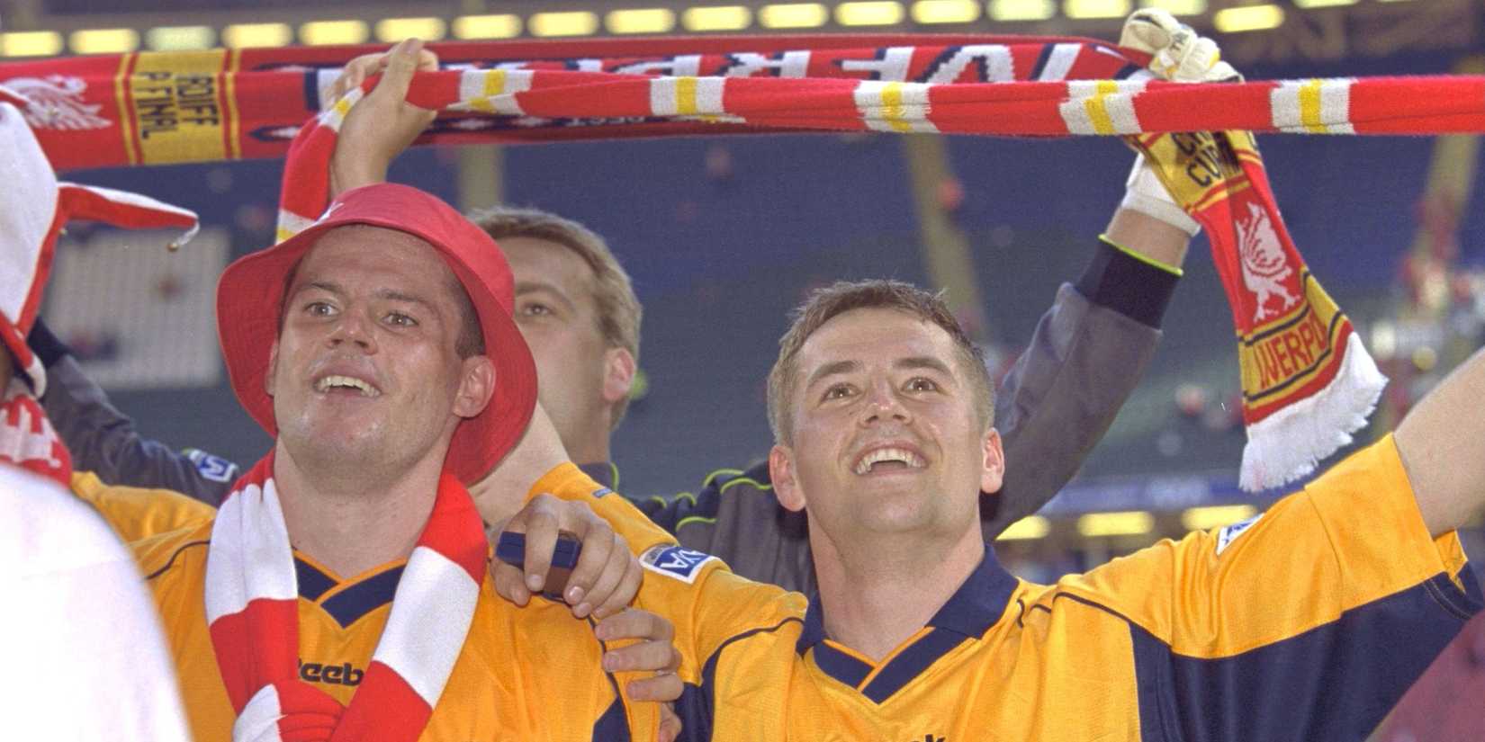 Jamie Carragher and Michael Owen