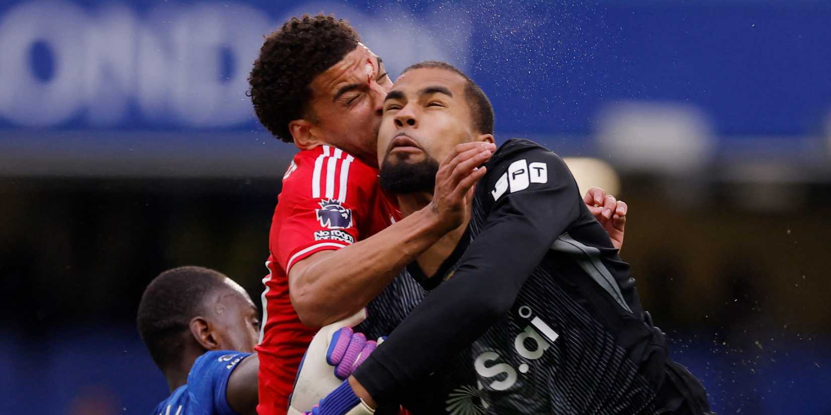 Morgan Gibbs-White and Robert Sanchez
