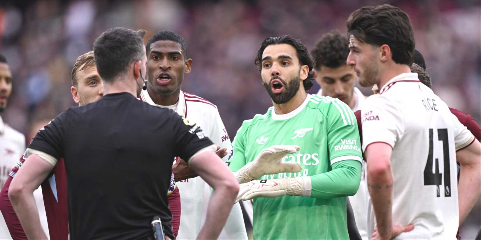 Arsenal players vs West Ham