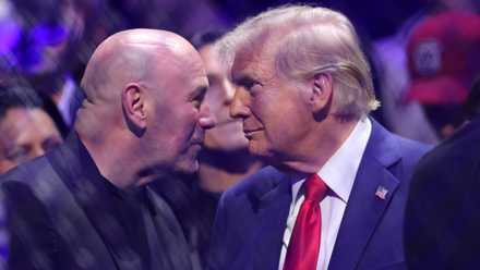 Dana White and Donald Trump