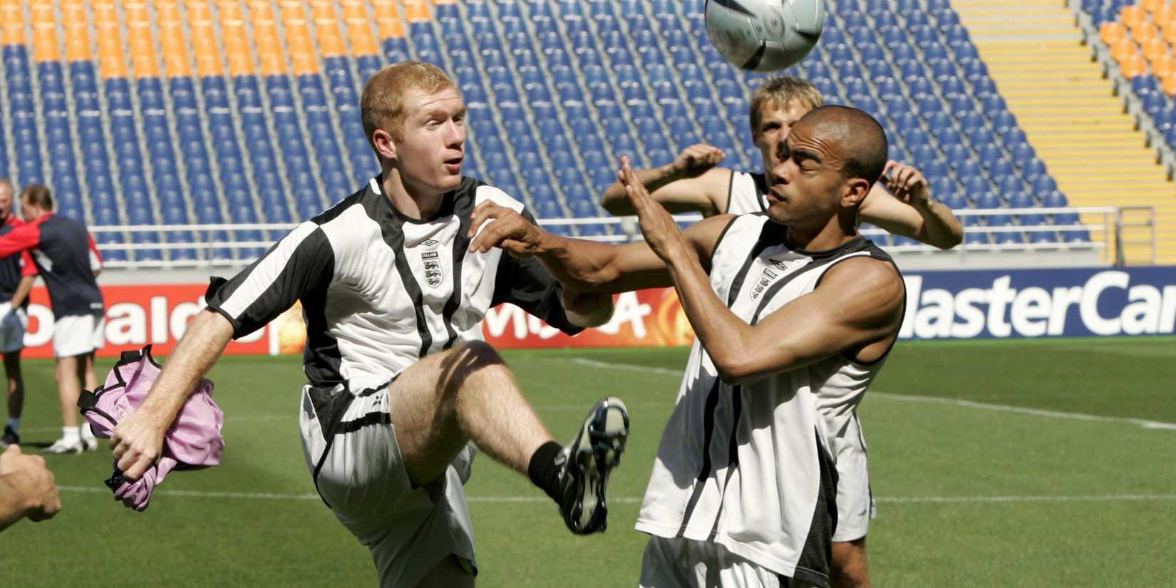 Kieron Dyer and Paul Scholes