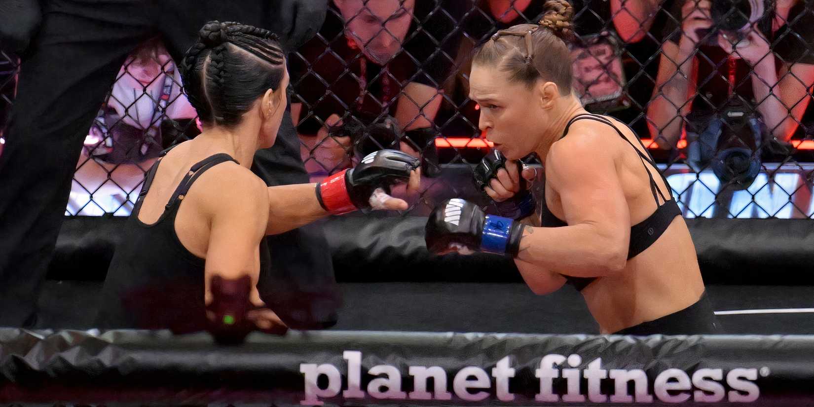 Ronda Rousey and Gina Carano