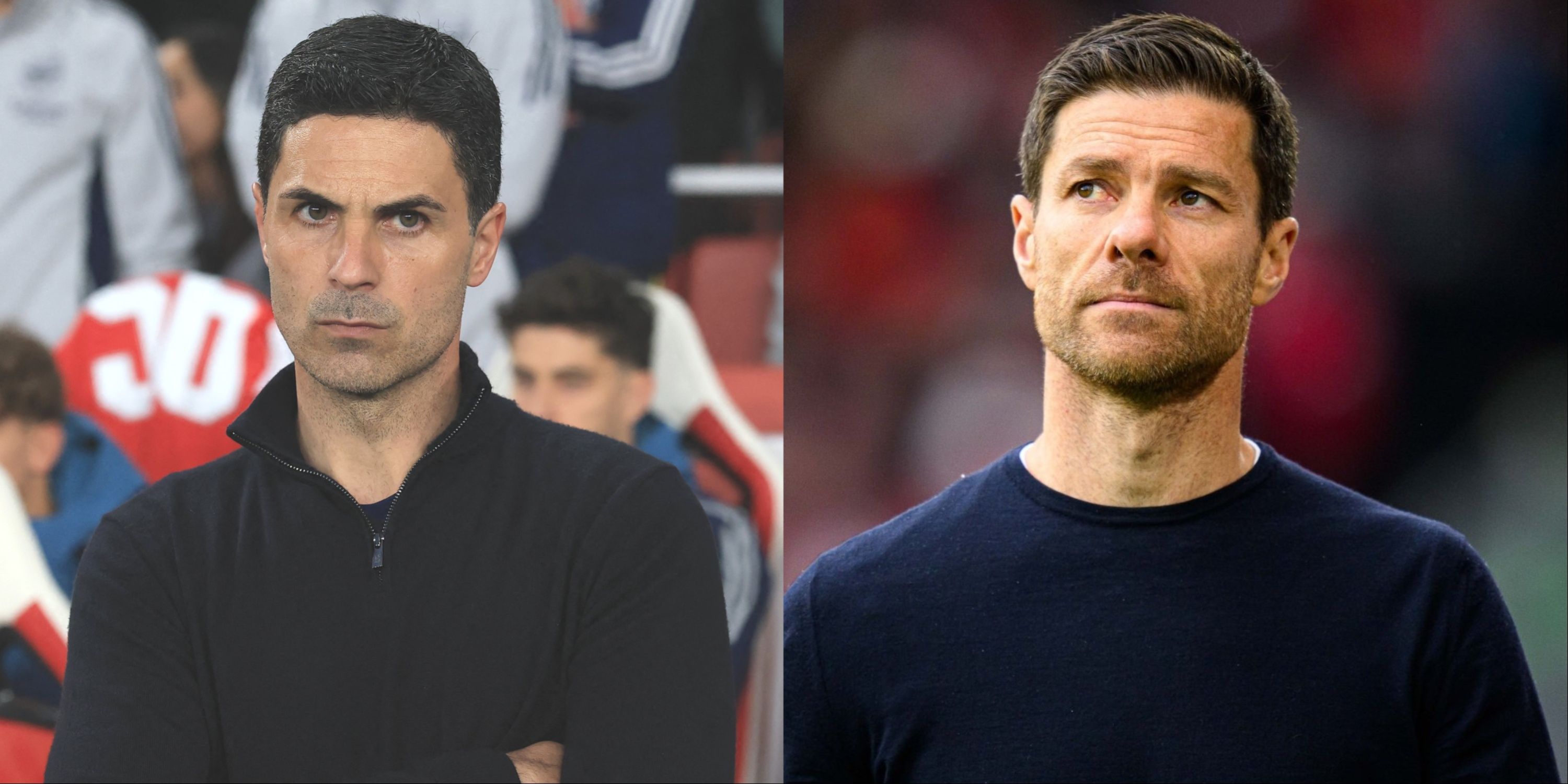 Mikel Arteta and Xabi Alonso