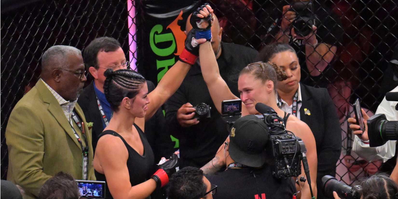 Ronda Rousey and Gina Carano