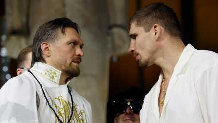 Oleksandr Usyk and Rico Verhoeven