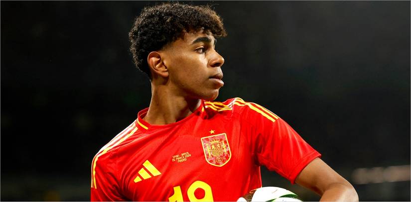 Spain's Lamine Yamal