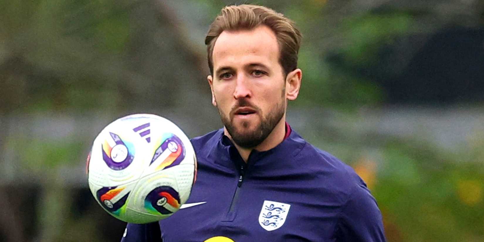 England's Harry Kane celebrates after the World Cup qualifier vs Serbia