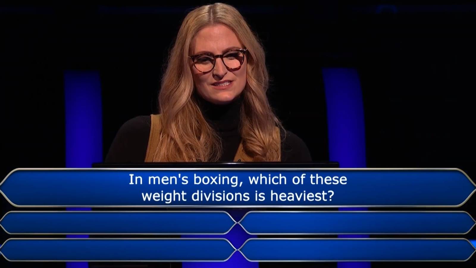 Boxing question on quiz show