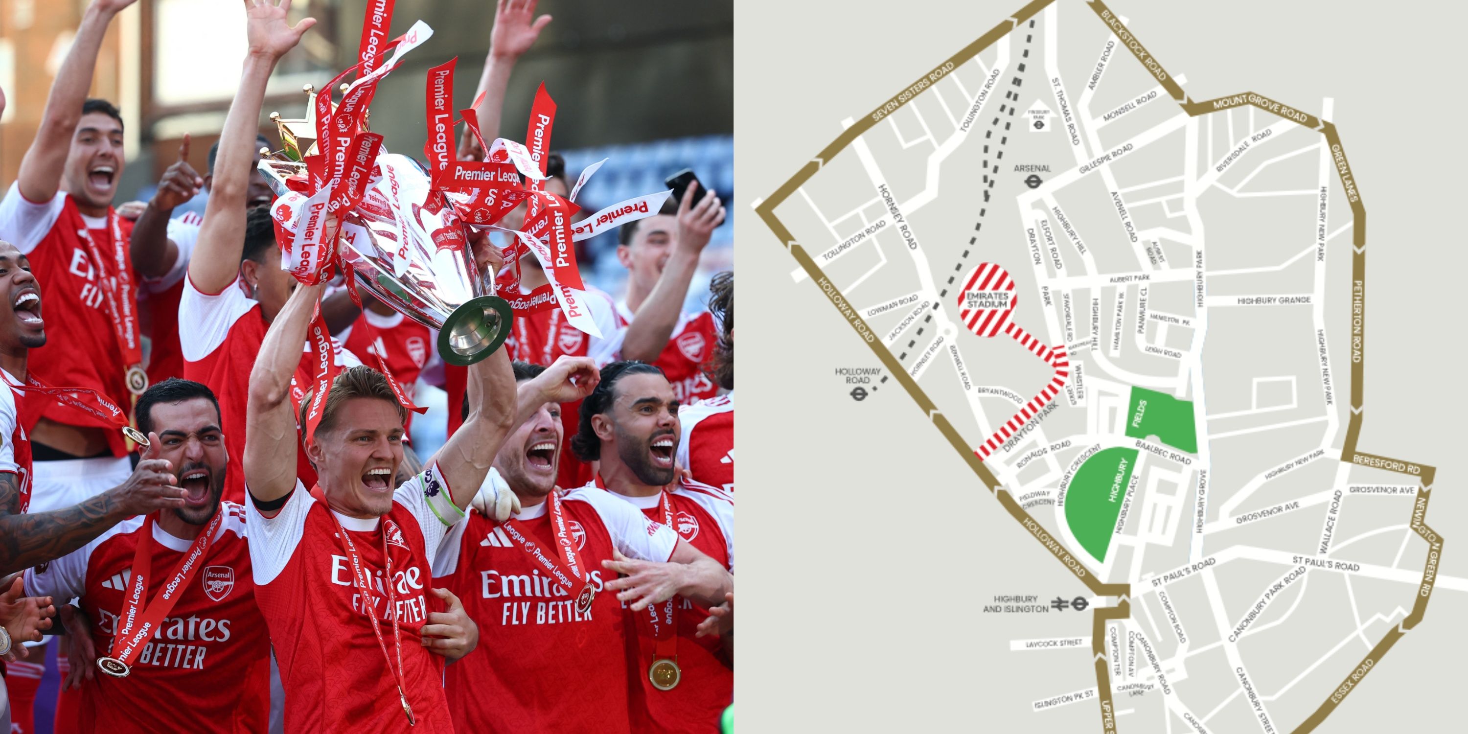 Arsenal trophy parade 2026