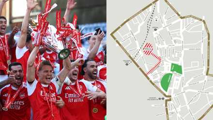 Arsenal trophy parade 2026