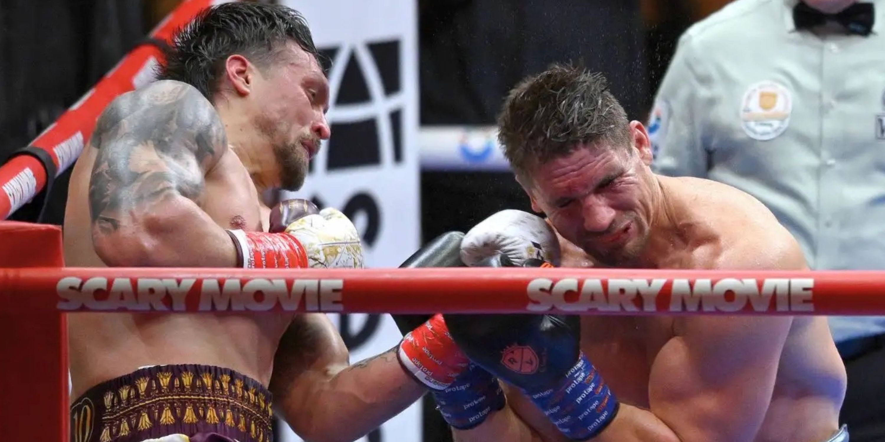 Usyk punches Verhoeven