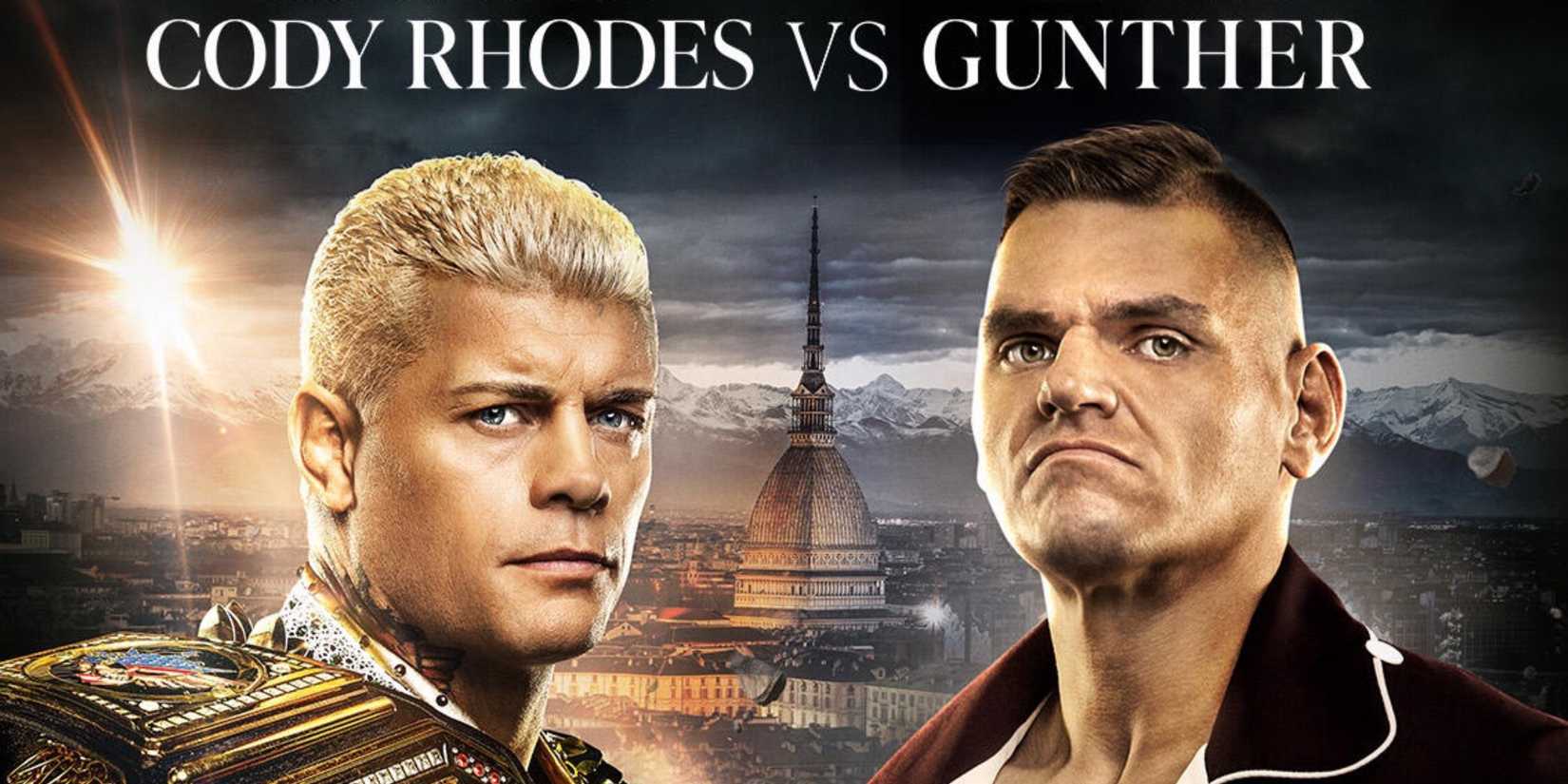 Cody Rhodes vs Gunther