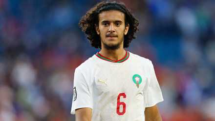 Ayyoub Bouaddi in action for Morocco at the 2026 World Cup