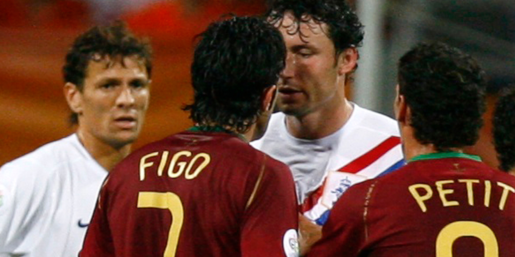 Luis Figo, Mark Van Bommel, World Cup