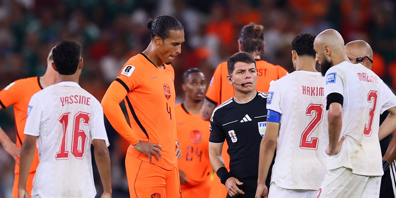 Virgil van Dijk (Netherlands) after World Cup exit
