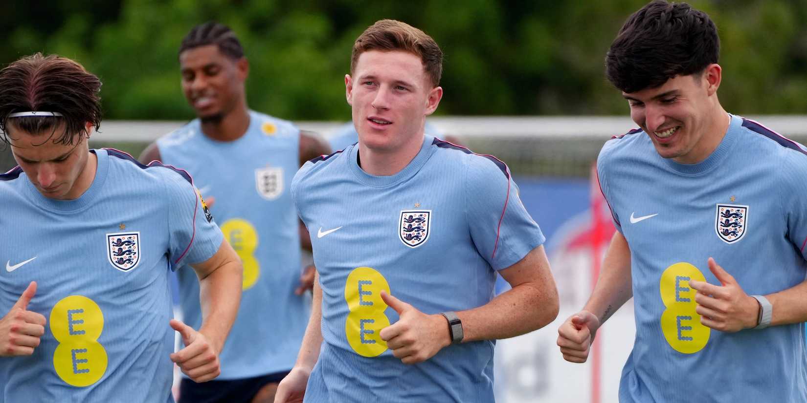Elliot Anderson in England training