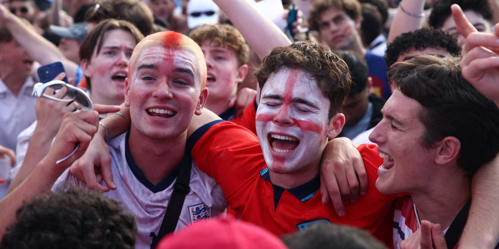 England fans at Euro 2024
