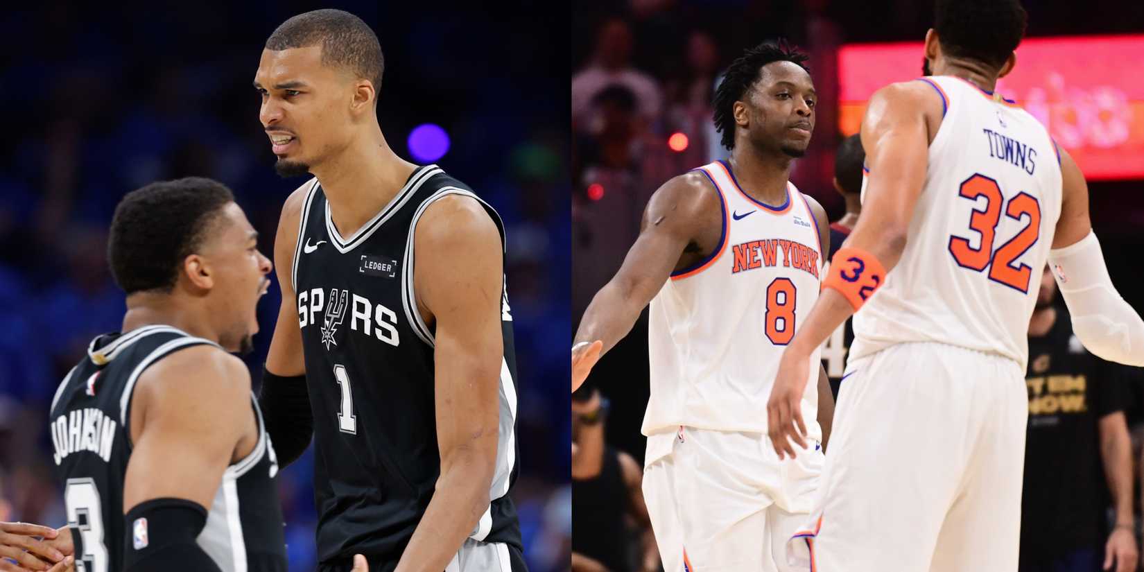 San Antonio Spurs and New York Knicks