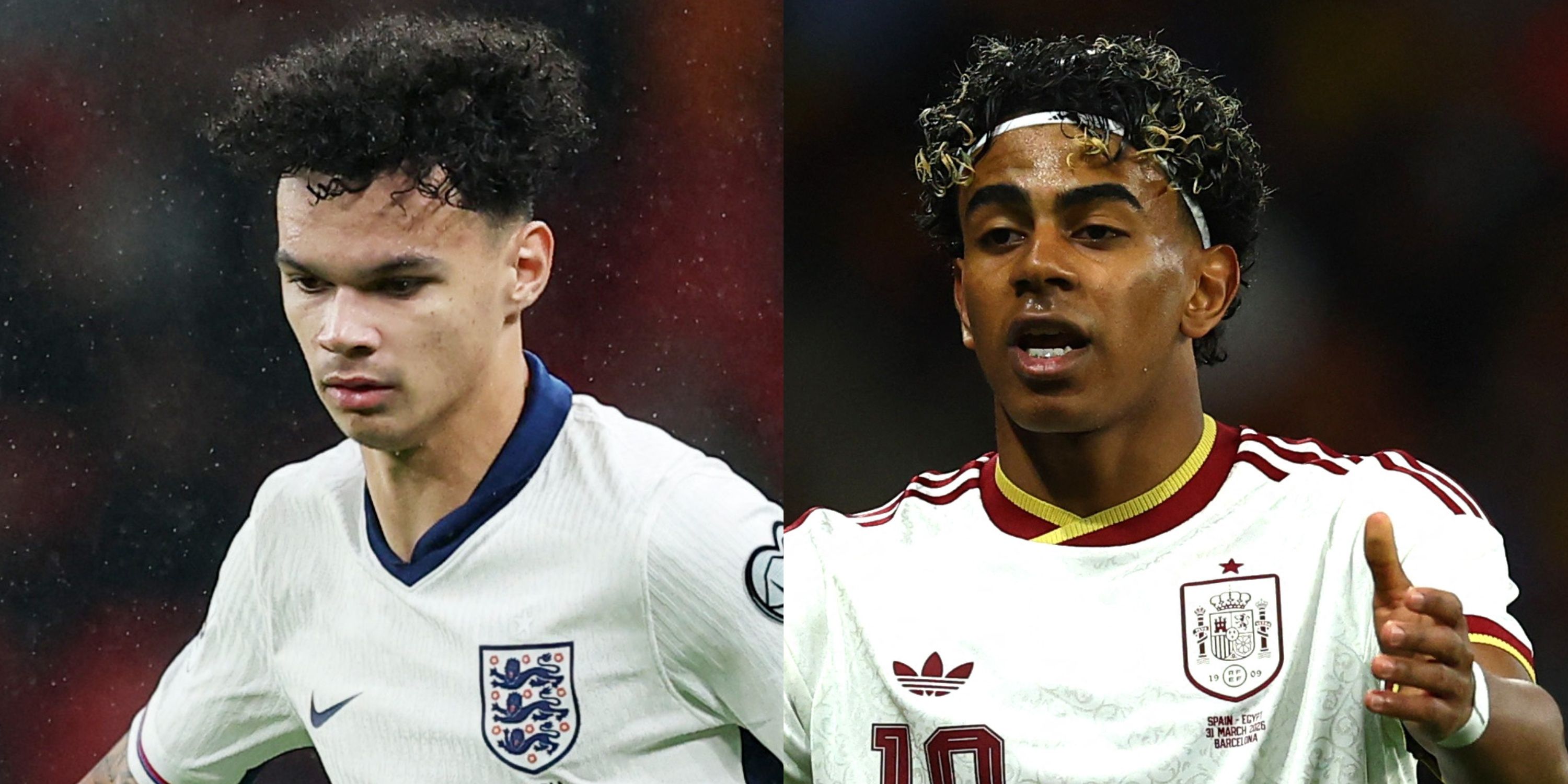 Nico O'Reilly England Lamine Yamal Spain