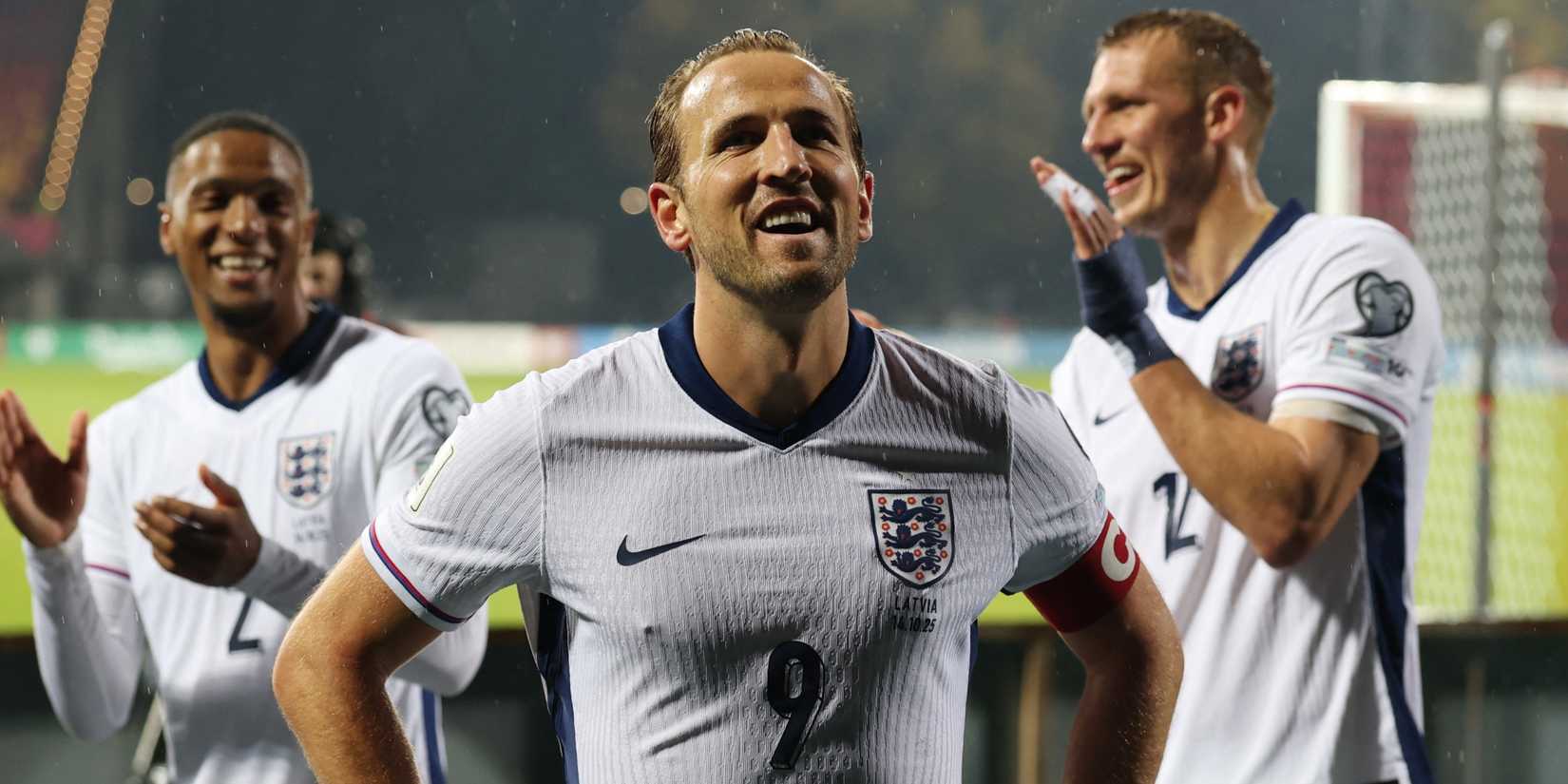 Harry Kane in action for England