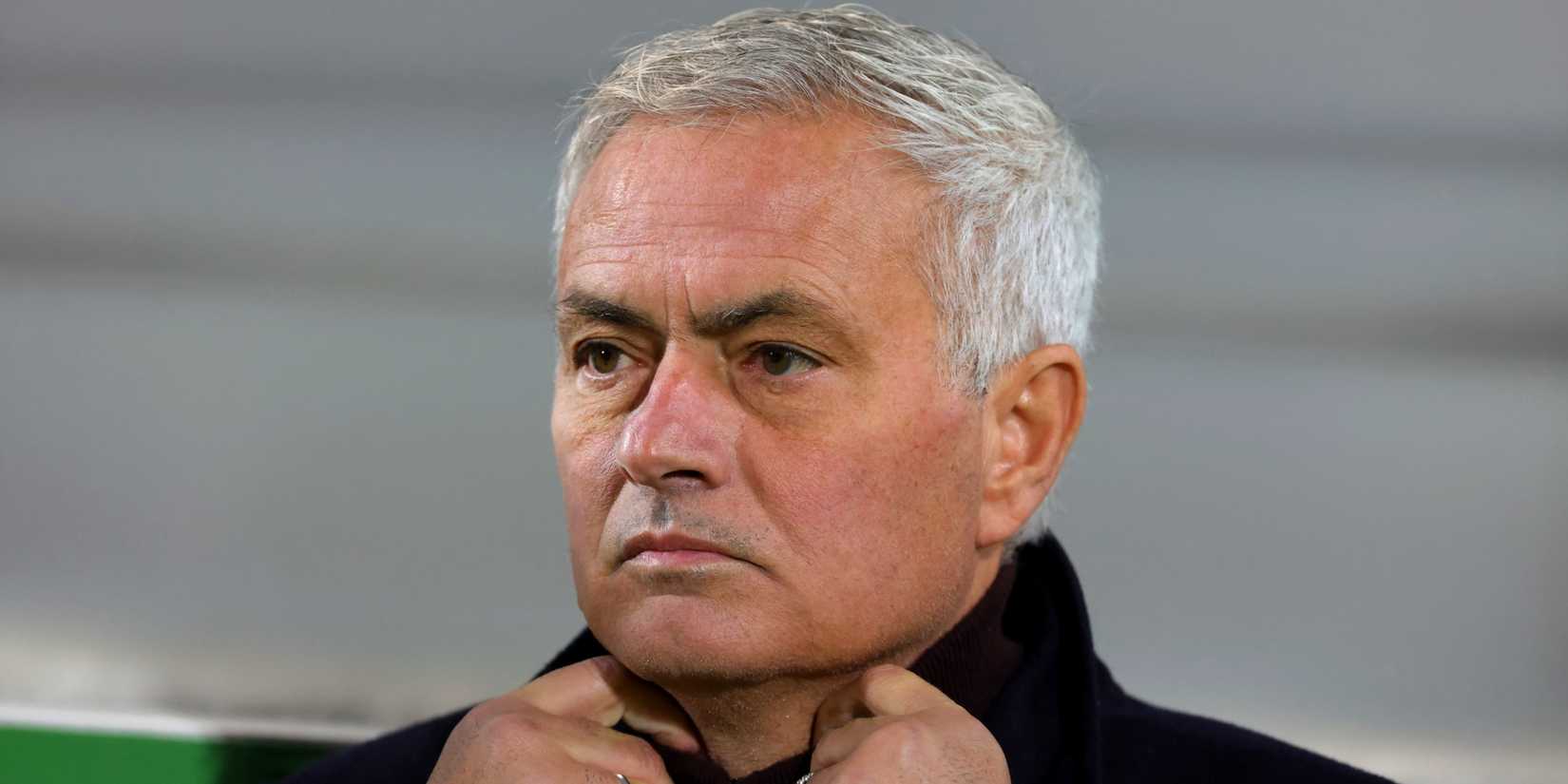Benfica coach Jose Mourinho looks on before a match