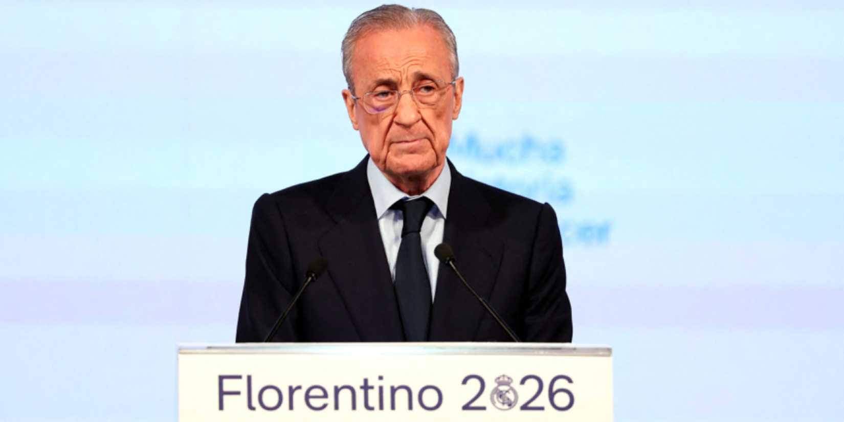 Real Madrid president Florentino Perez