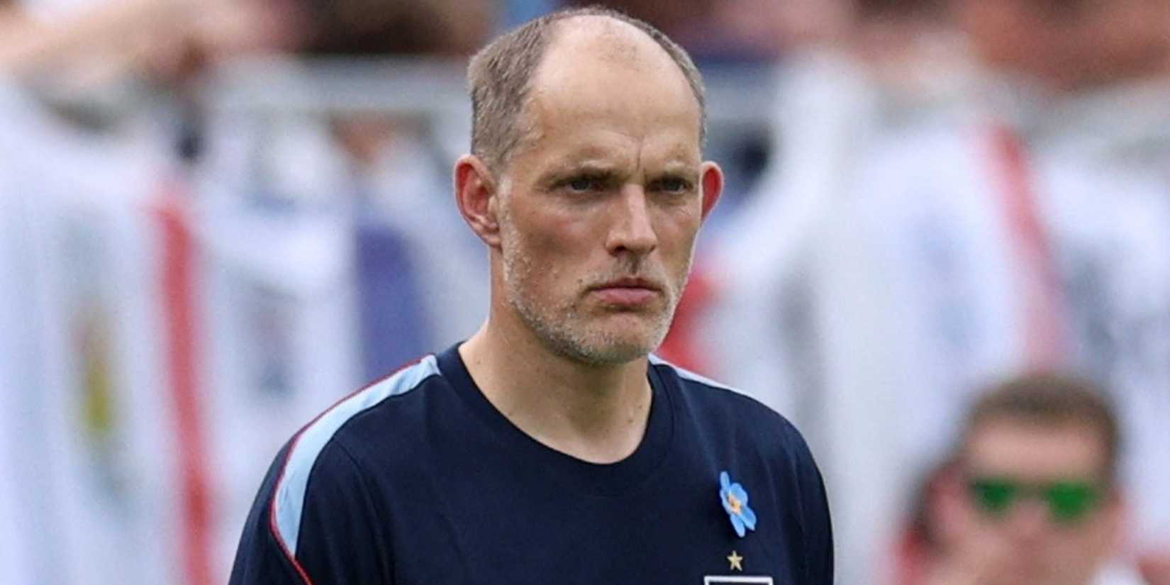  v England manager Thomas Tuchel looks on vs New Zealand